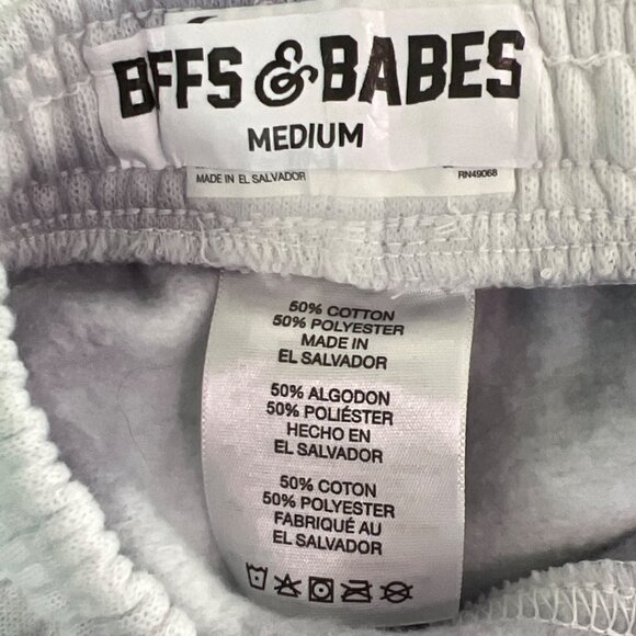 BFFS & BABES Smoke Show Joggers Gray Tie Dye Sz M - Picture 5 of 5